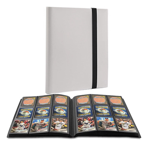 Trading Card Binder, 9  Sports Card Album Holder For Fo...