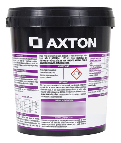 Rejunte Acrílico Rejunte Base Plástica Creme 1kg Axton