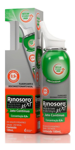 Rinosoro Jet Xt 0,9% Spray Nasal 100ml