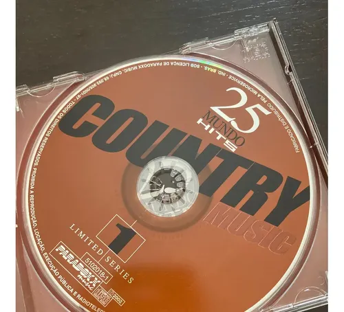 Cd Country Music Legends - 25 Mundo Hits 1 - Limited Series