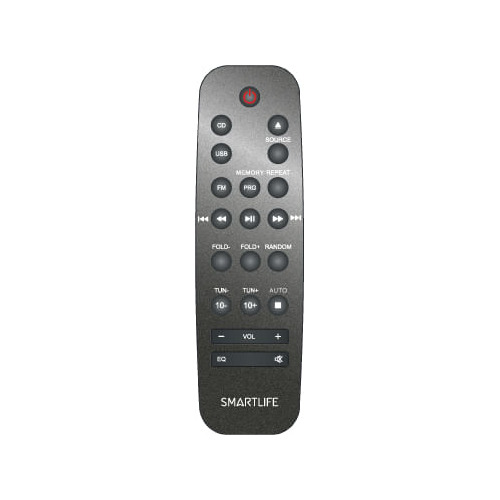 Minicomponente Bluetooth Cd Mp3 360w Smartlife Sl-hf360 Color Negro Potencia RMS 360 W