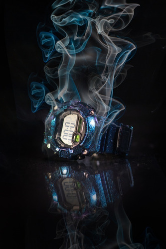 Reloj Stromberg Snap Sumergible Digital Azul Metalizdo