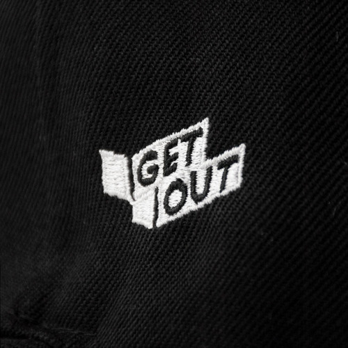 Imagen 3 de 5 de Gorro Jockey Alien Peace Negro Get Out Unlimit