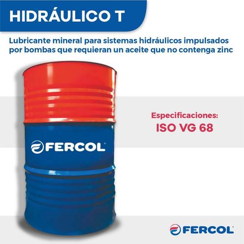 Imagen 2 de 9 de Aceite Hidraulico T 68 Tambor De 200 Lt Linea Industria Cl