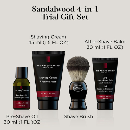 Kit De Prueba The Art Of Shaving Sandalwood 4 En 1 Para Homb