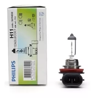 Lâmpada Automotiva Halogena H11 12v 55w Original Philips