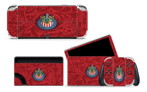 Skin Para Nintendo Switch Oled Modelo (90177nso) Chivas