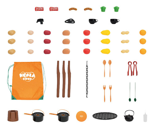 Juego De Juguetes Para Fiesta De Té Para Acampar, Juguetes
