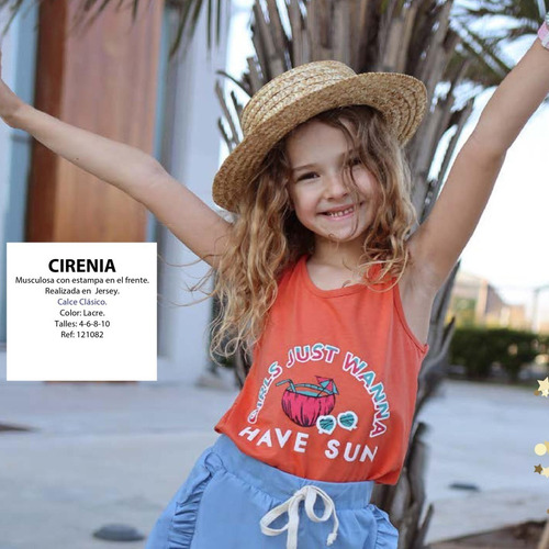 Musculosa Cirenia Martina Di Trento Kids Talle 6 Años