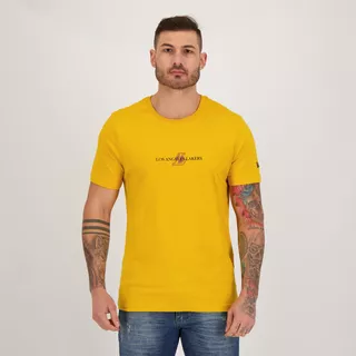 Camiseta New Era Nba Los Angeles Lakers Classic Amarela