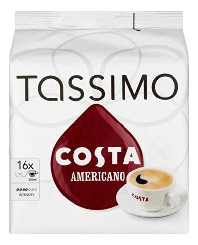 Tassimo Costa Americano 16 T Discs, (de Gran Tamaño Copa) 1