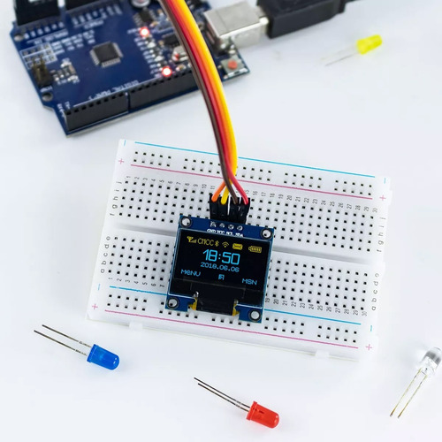 6 Pcs 0.96'' Oled I2c Pantalla 128x64 Para Arduino