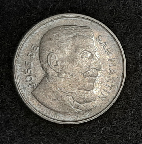 Moneda Antigua Argentina Año 1955 De 20 Centavos