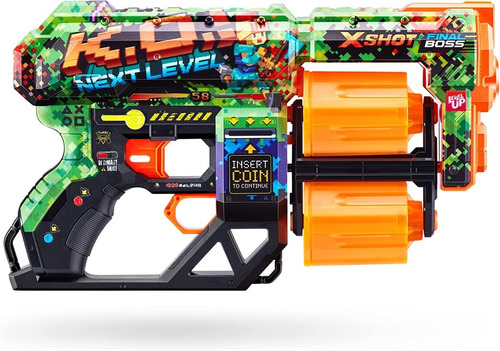 Imagen 1 de 4 de Pistola De Dardos X Shot Skins Dread Diseños Varios