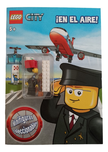 Libro De Actividades Lego Con Minifigura Piloto