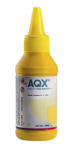 Tinta De Sublimacion Premium Aqx Para L1300 L1800 L495 L575 Tinta Amarillo