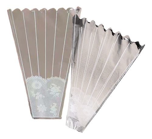 100 Fundas De Celofán Para Ramo De Flores, 8cmx28cmx40cm