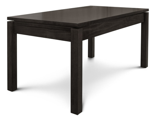 Mesa Euro Extensible De Madera 160x85 Hasta 270x85 Tapa Wengue