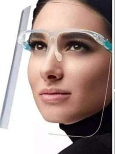 Careta Tipo Gafa Adulto Proteccion Facial , Importada