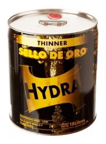 Thinner Hydra Sello De Oro X 18 L