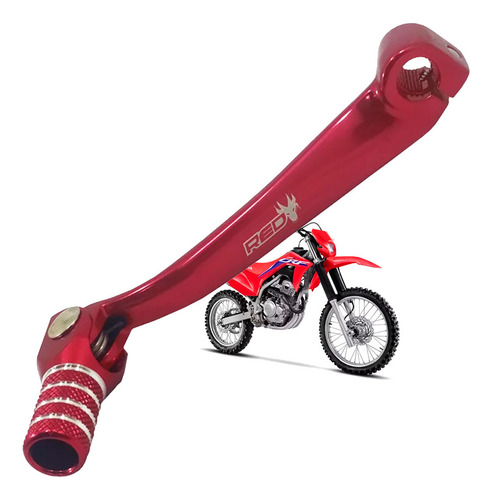 Pedal De Câmbio Mais Longo Crf 250f Red Dragon Alumínio