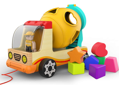 Top Bright Wooden Shape Sorter Toys For Toddlers Learning So