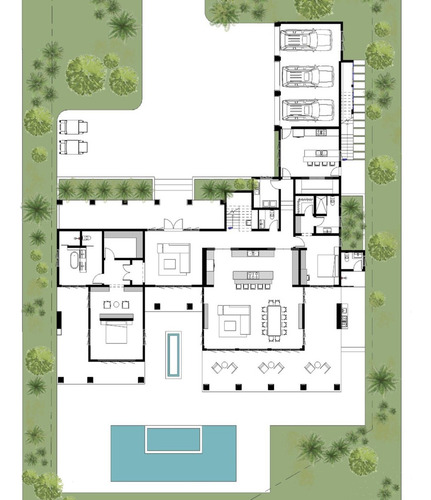 Venta De Villa De Lujo De 5 Habitaciones, Más Casa De Servicio, En Cap Cana, Punta Cana.