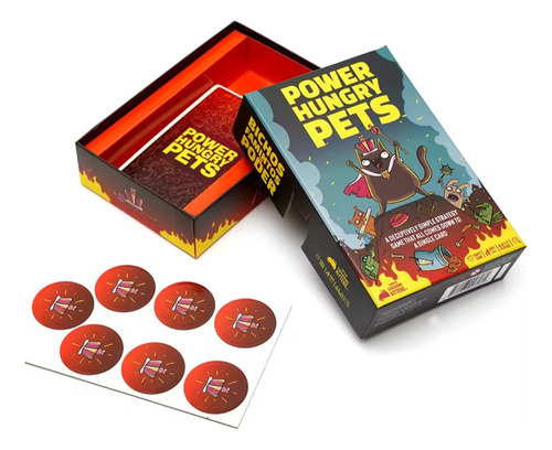 Power Hungry Pets Juego De Mesa