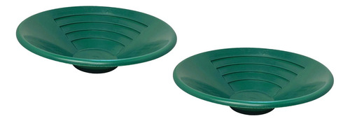 2x 15 Pulgadas Plástico Dual Riffle Gold Pan Dragado