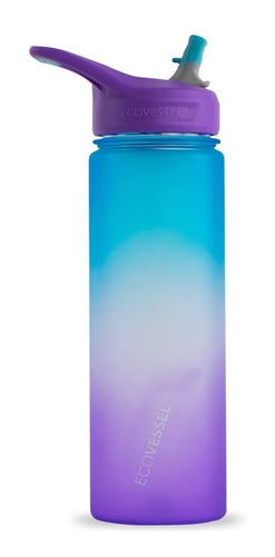 Vaso Cooler Plastico Ecovessel Wave 24oz  Varios Colores 