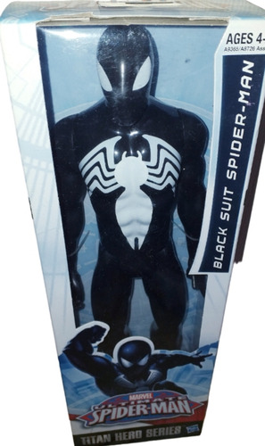 Hombre Araña Figura Black Suit De 30 Cms