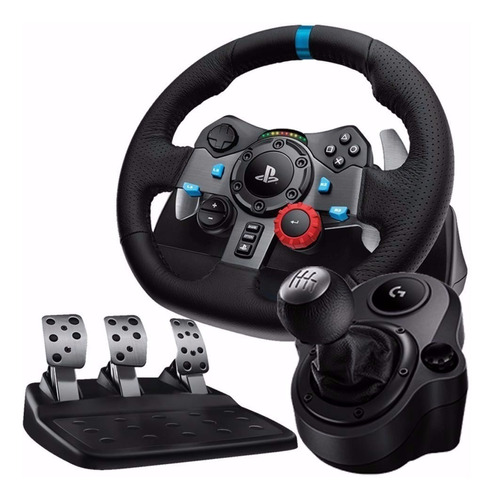 Ltc Combo Volante Logitech G29 Ps3-4-5 /pc Pedales + Palanca