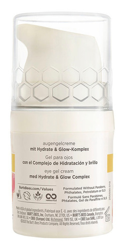 Imagen 2 de 5 de Crema De Ojos En Gel Burt's Bees Truly Glowing 14,1 Gr