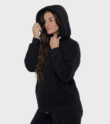 Campera De Frisa Con Capucha Montagne Kala