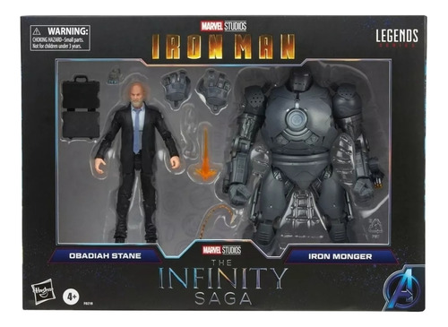 Marvel Legends Obadiag Stane Y Iron Monguer Iron Man Hasbro