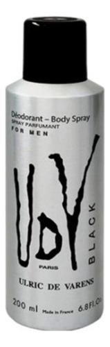 Pacote de perfume Udv Black Coffret 200 ml + 100 ml