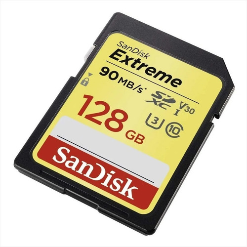Imagen 3 de 5 de Tarjeta Sdxc 128gb Uhs-i C10 U3 V30 90mb/s, Sandisk Extreme