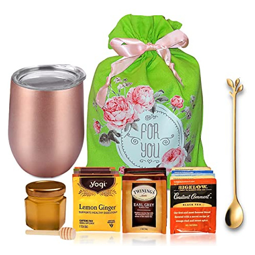Tea Gifts For Tea Lovers Basket |assorted Tea Bag Sampl...