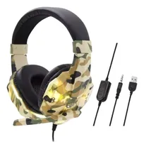 Comprar Headset Jogos Gamer Música Fone Com Microfone E Led