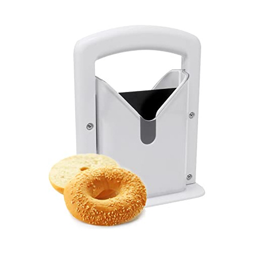 Bagel Slicer,   For Bagels, Cutter, Safety Handle, Stai...