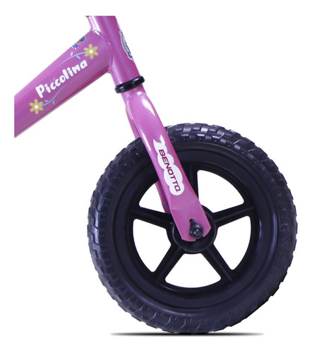 Bicicleta Piccolina R12 Entrenadora Para Niña Benotto Color Rosa