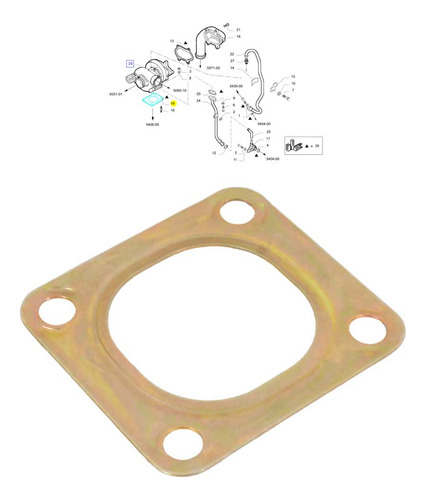 Junta Turbina Quadrada Daily 7013 2007 99436990