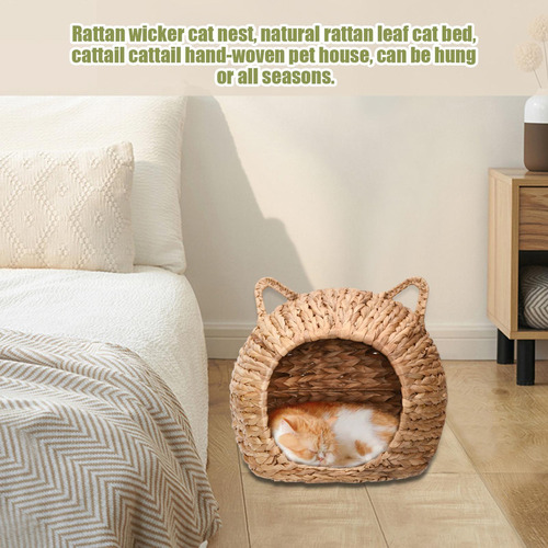 Cama De Mimbre Para Gatos De Mimbre Para Gatos Cama De