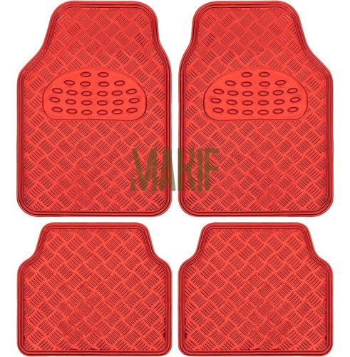 Cubre Alfombra Universal Deportiva 4 Piezas Varios Colores 