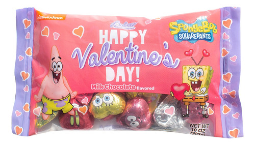 Chocolates San Valentín Bob Esponja Patricio Cangrejo 283g 