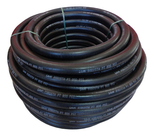 Mangueira Lava Jato Carro 1pol 800psi/lbs Preta Elite 50 Mts Cor Preto