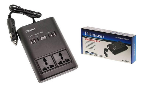 Conversor Veicular 150w 4 Usb Inversor 12v 24v Para 220v