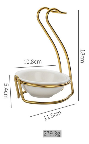 Soporte For Cuchara, Batidor De Pie, Soporte Forma De Cisne