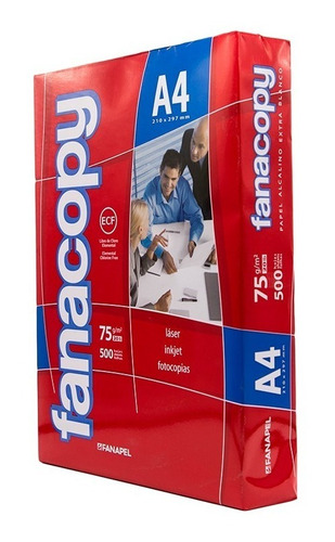 Resma Papel A4 Fanacopy 75grs. 500 Hojas. Suchina S.a.