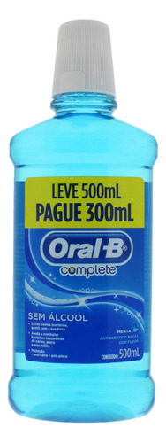 Enxaguante bucal Oral-B Complete 4 em 1/ menta 500 ml